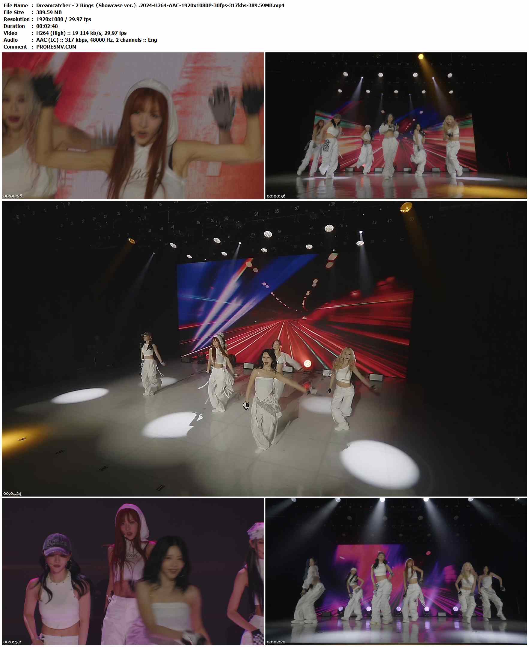 Dreamcatcher - 2 Rings（Showcase ver.）.2024-H264-AAC-1920x1080P-30fps-317kbs-389.59MB官方MV_高清MV